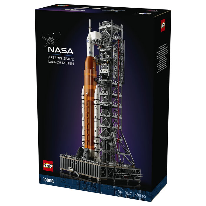 LEGO Icons 10341 NASA Artemis Sistema de Lanzamiento Espacial Juego de Construcción 3601 Piezas para Adultos