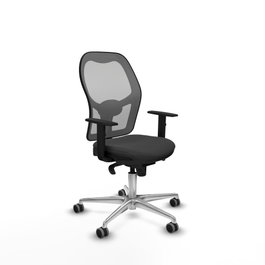 PIQUERAS Y CRESPO Silla de oficina Jorquera Gris con Mecanismo Sincro