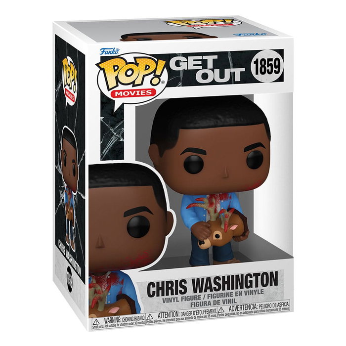Jordan Peele Figura POP! Movies Vinyl Get Out - Chris Washington w/Deer 9 cm