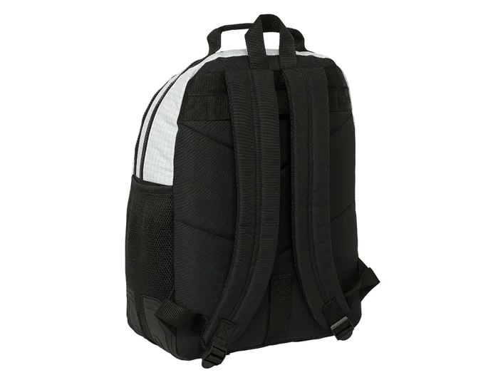 Safta Mochila Real Madrid 1ª Equipación 24-25 Doble con Cantoneras Adaptable a Carro