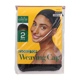 Red Kiss HVP02 Gorra de Malla Cerrada para Tejer, Paquete de 2