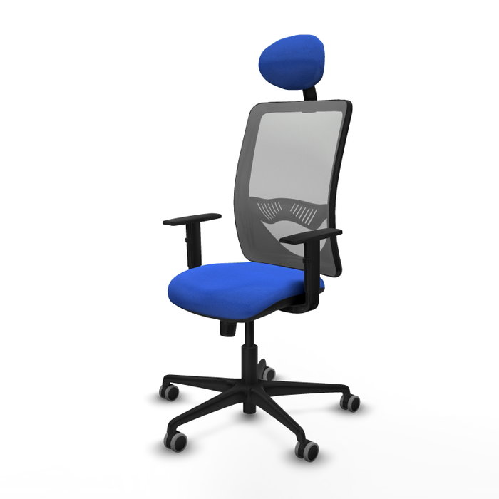 PIQUERAS Y CRESPO Silla de oficina Zulema con mecanismo Sincro, Azul y Gris PIQUERAS Y CRESPO Silla de oficina Zulema con mecanismo Sincro, Azul y Gris
