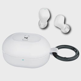 SAMI BUDS LITE TWS Auriculares Inalámbricos Blanco con Mini Llavero