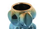 DKD Home Decor Jarrón de Gres Iridiscente Multicolor Fluorito