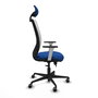 PIQUERAS Y CRESPO Silla de Oficina Zulema Azul con Malla Blanca