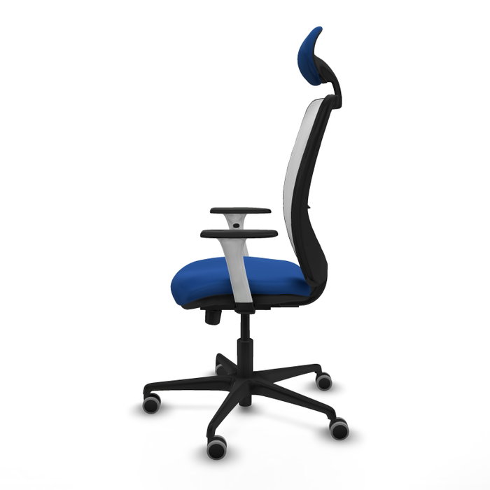PIQUERAS Y CRESPO Silla de Oficina Zulema Azul con Malla Blanca PIQUERAS Y CRESPO Silla de Oficina Zulema Azul con Malla Blanca