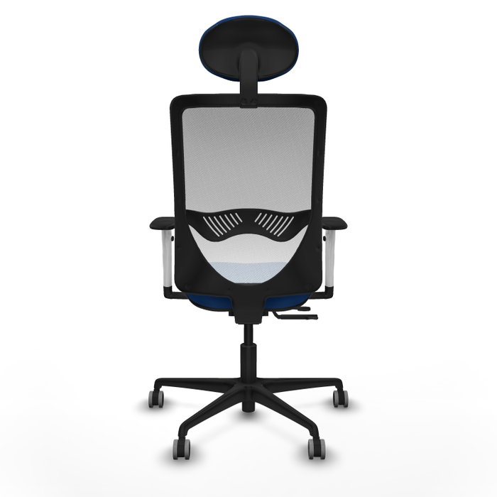 PIQUERAS Y CRESPO Silla de Oficina Zulema Azul con Malla Blanca PIQUERAS Y CRESPO Silla de Oficina Zulema Azul con Malla Blanca