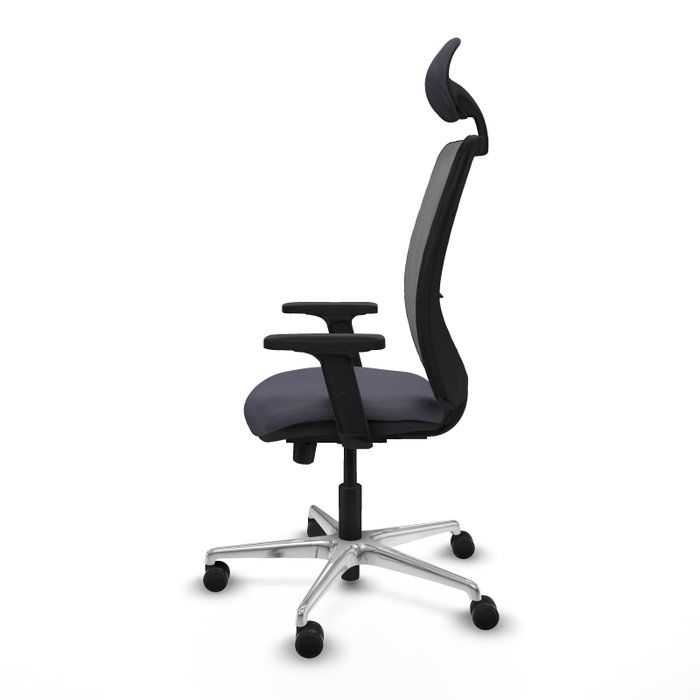 PIQUERAS Y CRESPO Silla de oficina Zulema con mecanismo Sincro/Traslack, Gris