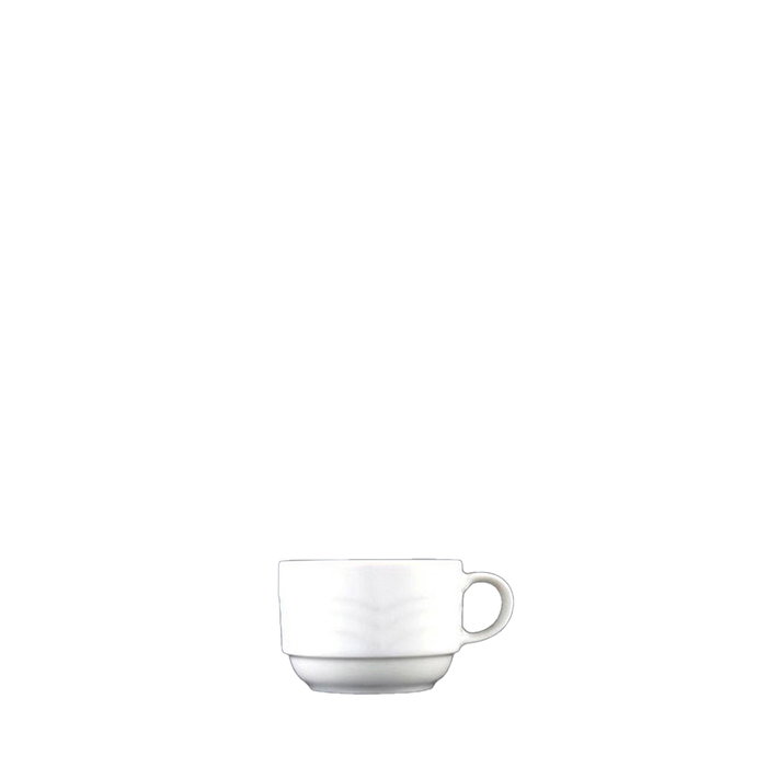 Langenthal ONDA TAZA TE 18 cl Taza de Porcelana para Té, 18 cl, Vajilla (Set de 6)