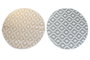 DKD Home Decor Alfombra Beige Gris 150 x 1 x 150 cm (6 Unidades)