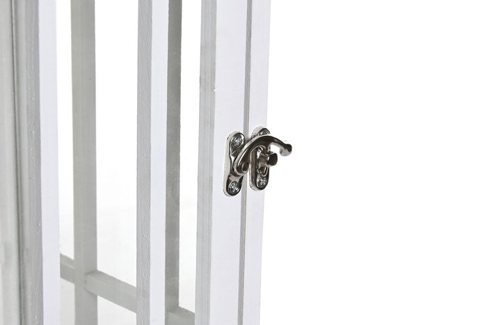 DKD Home Decor Farola Atlantico Blue Living Blanco Plateado 18 x 49 x 18 cm (4 Unidades)