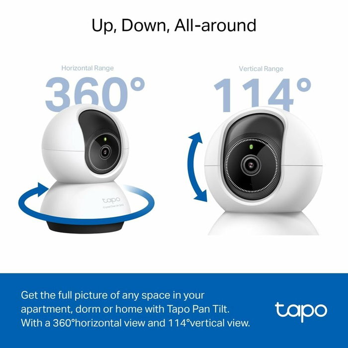 TP-Link Tapo TC72 Cámara de Seguridad Wi-Fi 360º 2K QHD