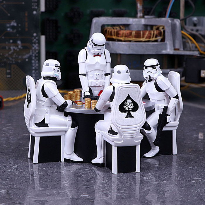 Nemesis Now Star Wars Diorama Stormtrooper Poker Face 18 cm Nemesis Now Star Wars Diorama Stormtrooper Poker Face 18 cm