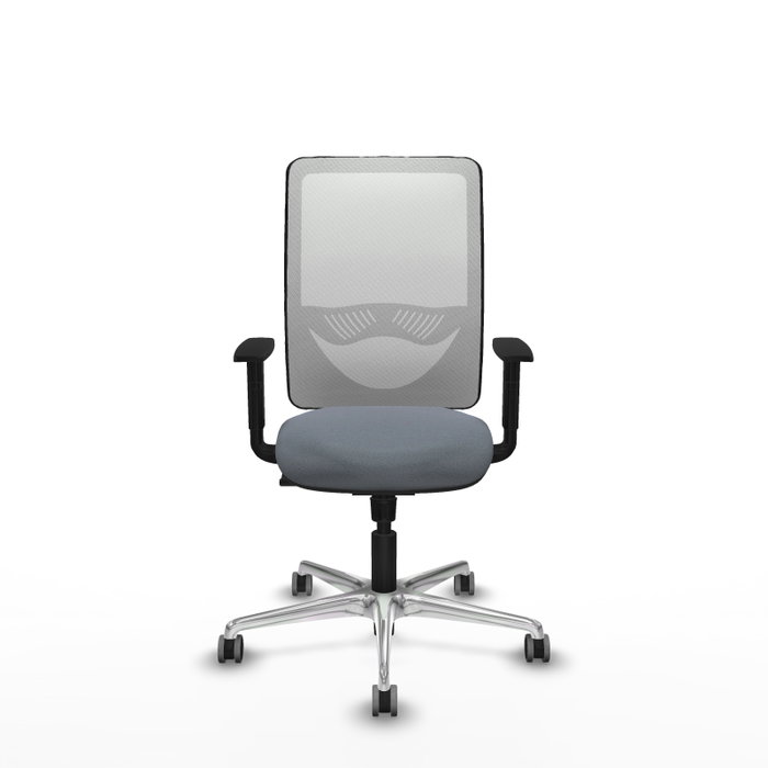 PIQUERAS Y CRESPO Silla de oficina Zulema Gris y Blanco