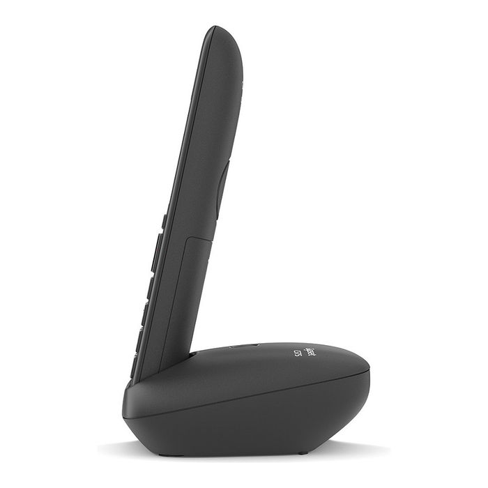 Gigaset C575 Teléfono DECT Inalámbrico con Contestador, Identificador de Llamadas, Pantalla TFT 2.2", Agenda 200 Contactos, Negro - Terminal y Base