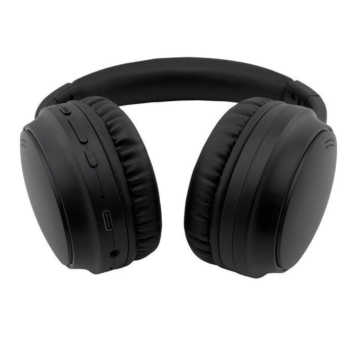 Coolbox Air 40 Auriculares Bluetooth 5.3 con Cancelación de Ruido Activa, Negro