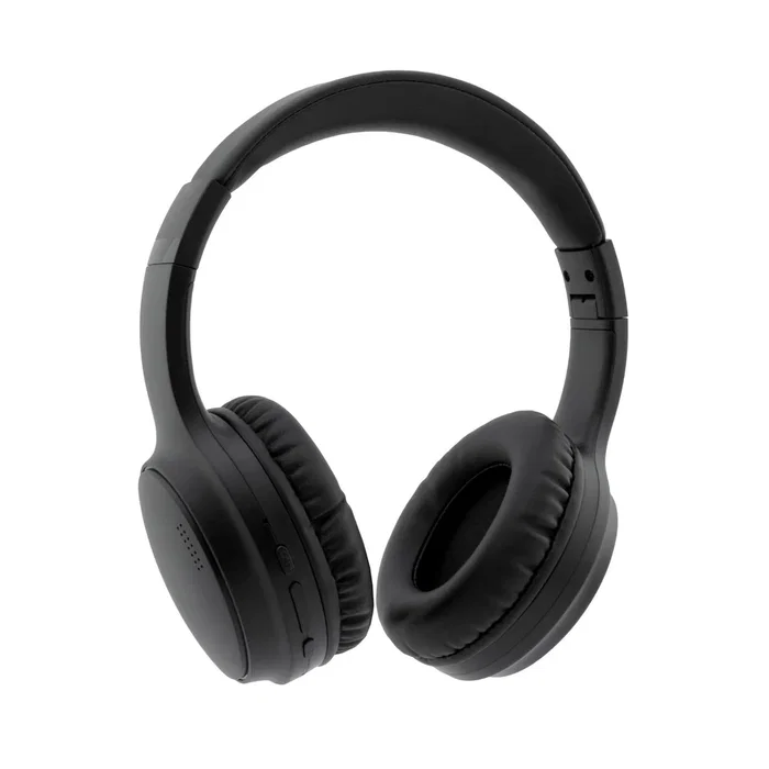 CoolBox AIR-40 Auriculares Bluetooth 5.3 Diadema con Cancelación Activa de Ruido (ANC) Plegables, Conexión Alámbrica e Inalámbrica, Microfono Integrado, Negro