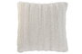 DKD Home Decor Cojin Rabit fur april 24 b Crudo 45 x 45 x 8 cm (2 Unidades)