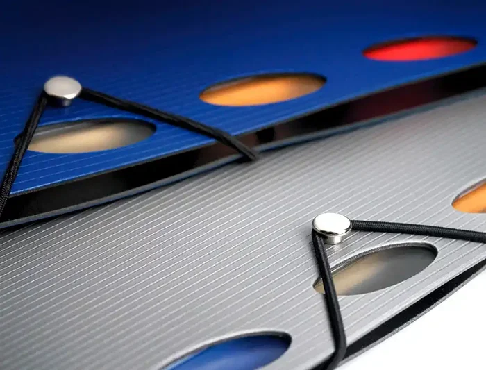 Liderpapel Cuaderno Espiral A4 Micro Executive 100 Hojas 80gr Cuadro 5mm con Separadores y Gomilla Azul