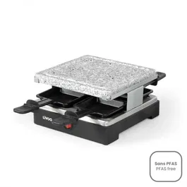 Livoo DOC242 Raclette para 4 personas, 600 W, con Placa de Granito Extraíble
