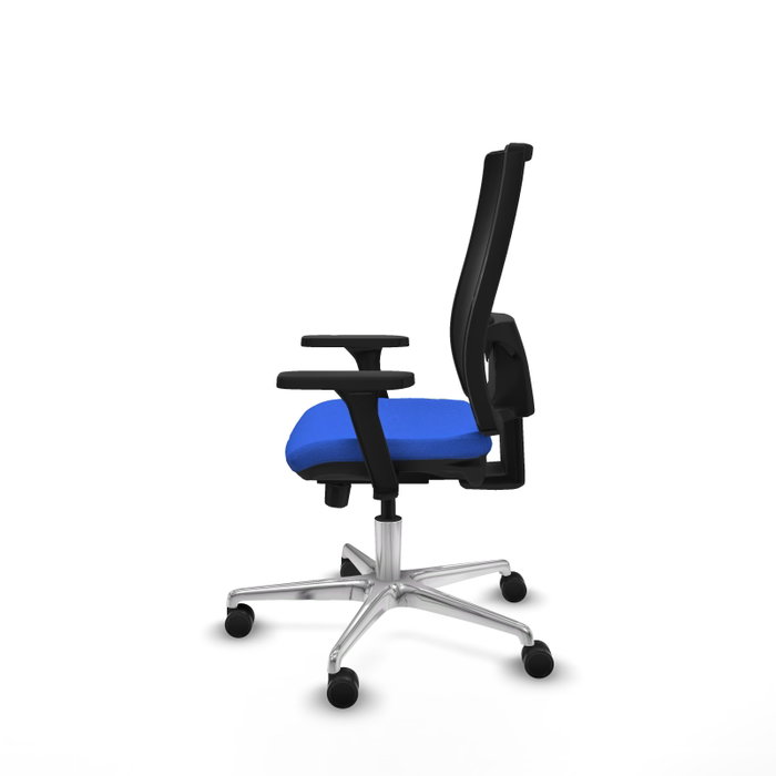 PIQUERAS Y CRESPO Silla de oficina Horna con mecanismo Sincro/Traslack, Azul y Negro PIQUERAS Y CRESPO Silla de oficina Horna con mecanismo Sincro/Traslack, Azul y Negro