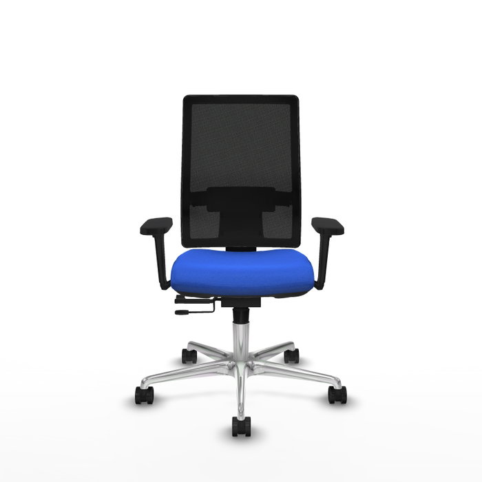PIQUERAS Y CRESPO Silla de oficina Horna con mecanismo Sincro/Traslack, Azul y Negro PIQUERAS Y CRESPO Silla de oficina Horna con mecanismo Sincro/Traslack, Azul y Negro