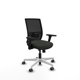 PIQUERAS Y CRESPO Silla de oficina Yunquera con Mecanismo Sincro/Traslack Negra