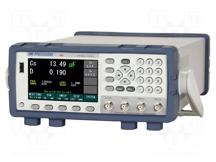 B&K PRECISION Puente RLC BK891 con LCD de 4,3 pulg.