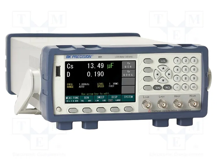 B&K PRECISION Puente RLC BK891 con LCD de 4,3 pulg.