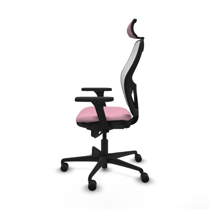 PIQUERAS Y CRESPO Silla de oficina Jorquera Rosa y Blanca PIQUERAS Y CRESPO Silla de oficina Jorquera Rosa y Blanca