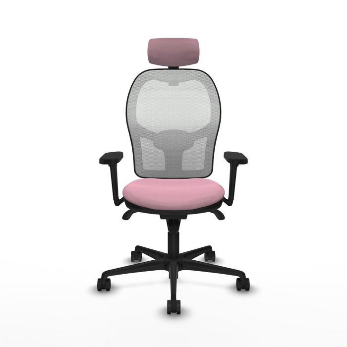 PIQUERAS Y CRESPO Silla de oficina Jorquera Rosa y Blanca PIQUERAS Y CRESPO Silla de oficina Jorquera Rosa y Blanca