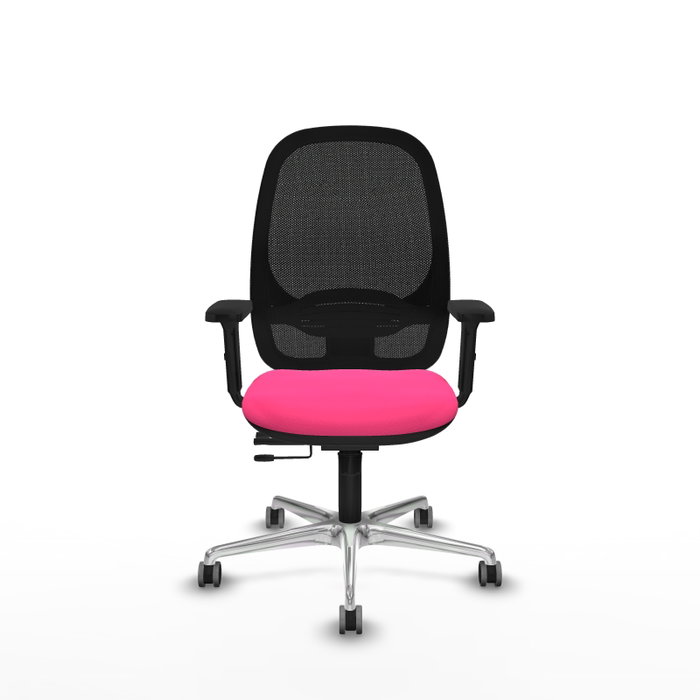 PIQUERAS Y CRESPO Silla de oficina Cilanco Rosa y Negro