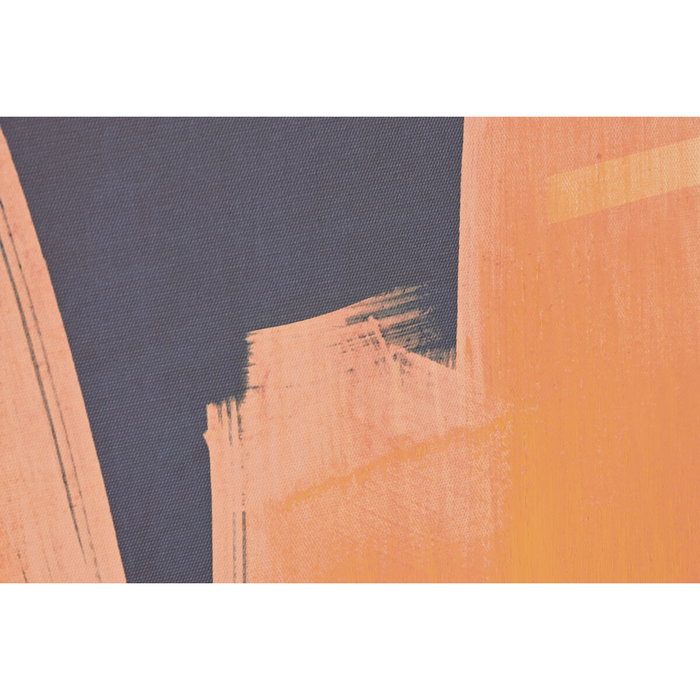 DKD Home Decor Cuadro Lienzo Abstracto Surtido de 2 Piezas Naranja y Azul