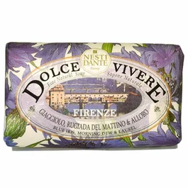 Nesti Dante Dolce Vivere Firenze Barra de jabón Relajante para Mujer, 250 g
