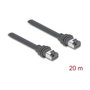 DeLOCK Cable Patch RJ45 Cat.6 compatible con Starlink Gen3, 20 m, Gris