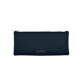 DOHE Estuche Portatodo Black&Gold Negro Polipiel con Cremallera
