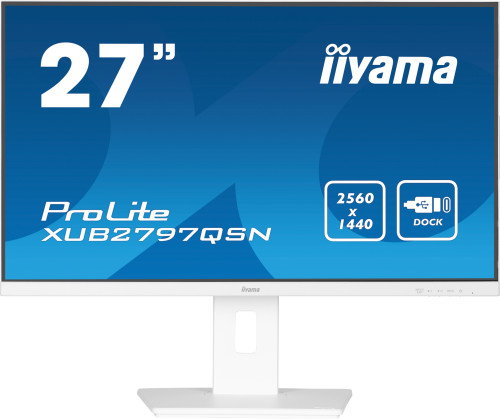 iiyama ProLite XUB2797QSN-W2 Monitor 27 pulg QHD IPS Blanco iiyama ProLite XUB2797QSN-W2 Monitor 27 pulg QHD IPS Blanco