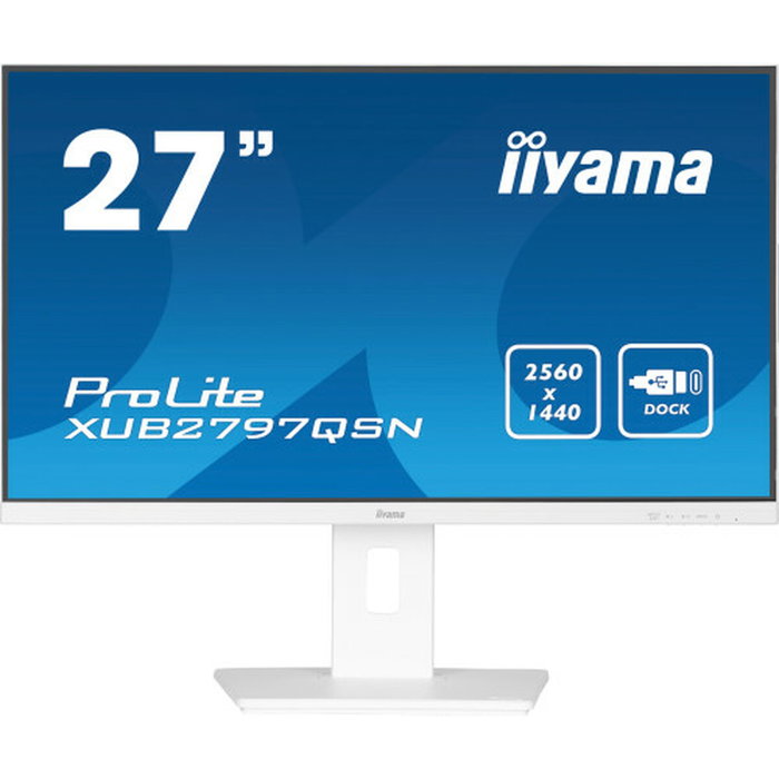 iiyama ProLite XUB2797QSN-W2 Monitor 27 pulg QHD IPS Blanco iiyama ProLite XUB2797QSN-W2 Monitor 27 pulg QHD IPS Blanco