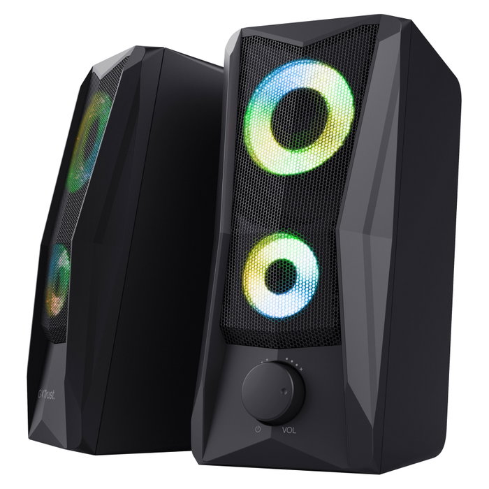 Trust Gaming GXT 606 JAVV Altavoces 2.0 Negros