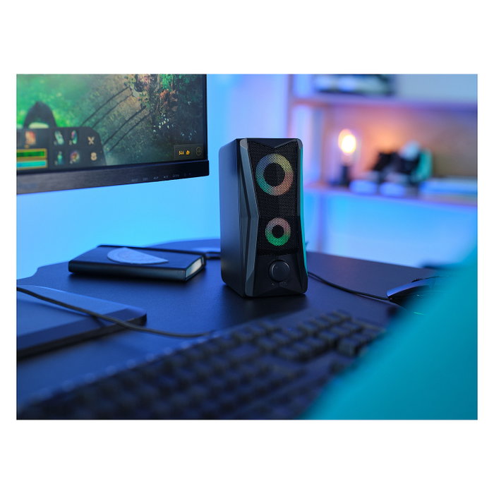 Trust Gaming GXT 606 JAVV Altavoces 2.0 Negros