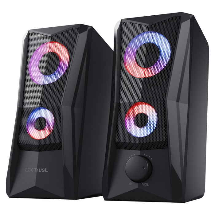 Trust Gaming GXT 606 JAVV Altavoces 2.0 Negros