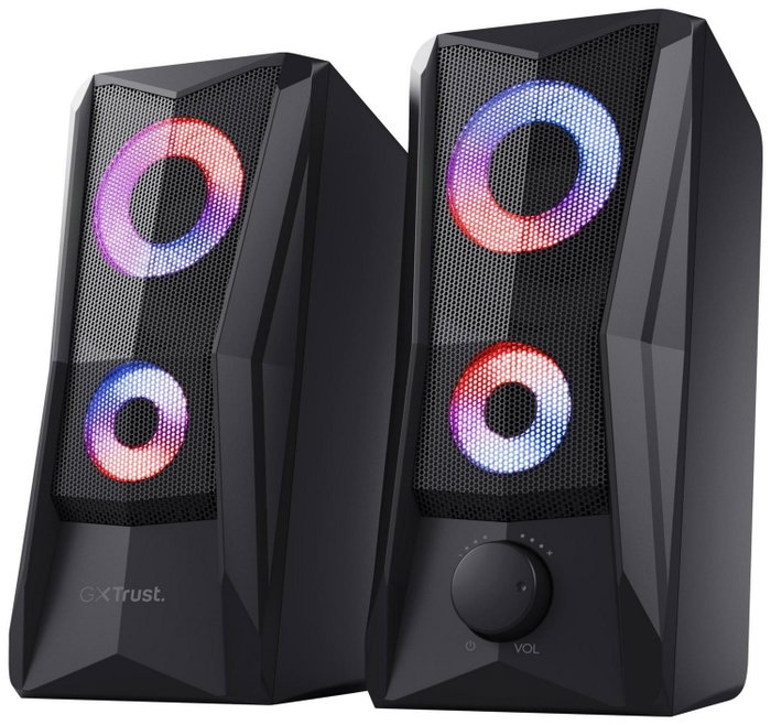 Trust Gaming GXT 606 JAVV Altavoces 2.0 Negros