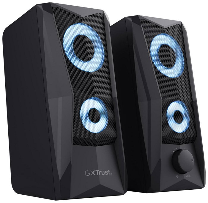 Trust Gaming GXT 606 JAVV Altavoces 2.0 Negros