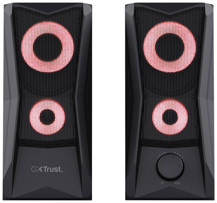 Trust Gaming GXT 606 JAVV Altavoces 2.0 Negros