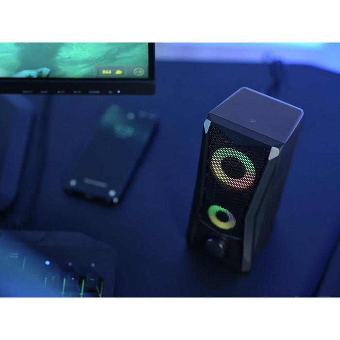 Trust Gaming GXT 606 JAVV Altavoces 2.0 Negros
