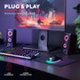 Trust Gaming GXT 606 JAVV Altavoces 2.0 Negros