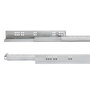Emuca Juego de guías ocultas Silver, extracción total, cierre suave, 490 mm