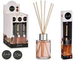 Acorde Mikado 30ml Canela con Varillas 17cm y Envase 4.4x7.9x2.9cm (Set de 24)