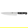 Zwilling 36133-000-0 Gourmet Juego de Cuchillos Autoafliantes con Bloque de Madera, 7 Piezas Incluye Cuchillo de Chef, Pan y Pelar