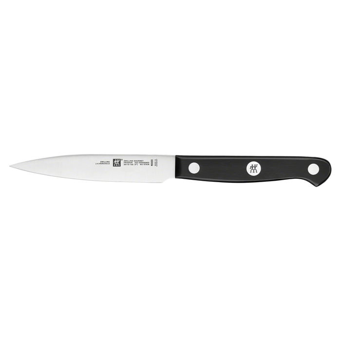 Zwilling 36133-000-0 Gourmet Juego de Cuchillos Autoafliantes con Bloque de Madera, 7 Piezas Incluye Cuchillo de Chef, Pan y Pelar